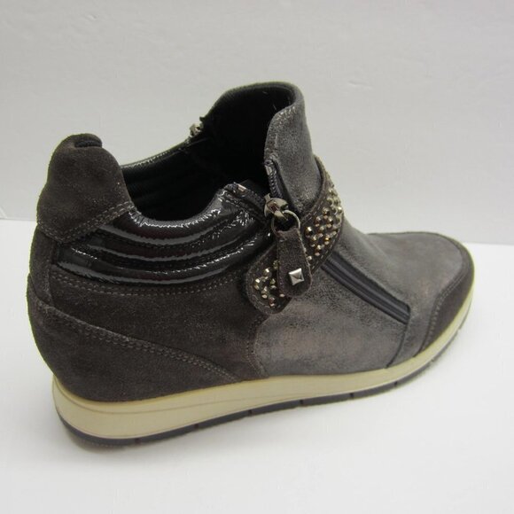 IMAC Vera Pelle Ankle Boot Women's EU38/US 7.5 Made in Italian/with side zip - Picture 5 of 12